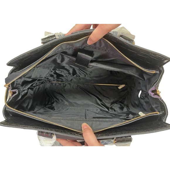 SAVANNAH Rolling Laptop Tote Bag Briefcase Travel Bag Carryall for Women - Picture 7 of 9